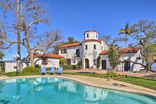 The Castle Hacienda Heights Home with Patio and Pool - Housity