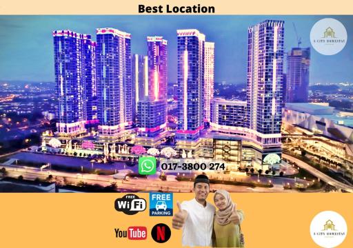 I-City Homestay - Shah alam, Hospital Shah Alam, UITM, Central Mall SOGO, Seksyen 7 - Housity