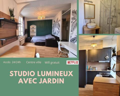 Studio calme avec jardin - Housity