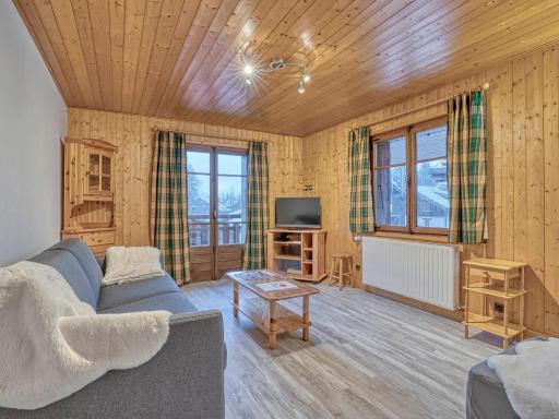 Appartement confortable à Megève - Centre, 50m², 4 personnes, 3 balcons, TV et Wifi - FR-1-453-92 - Housity