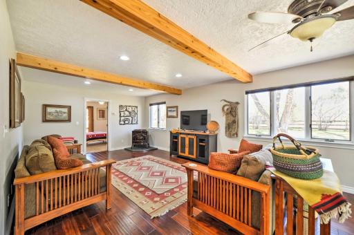 Spacious Mancos Home with Furnished Deck and Yard! - Housity