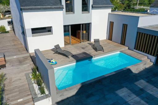 Villa Nymphéa - maison avec piscine chauffée St Gildas de Rhuys - Housity