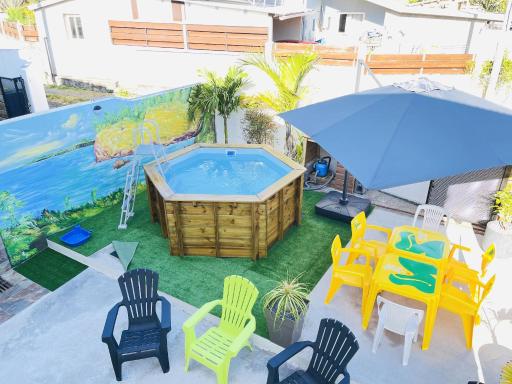 Maison de 3 chambres avec piscine privee spa et jardin clos a Vincendo Saint Joseph - Housity