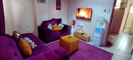 The Purple Gem Airbnb -South B- Oak South Apartments - Hizvo