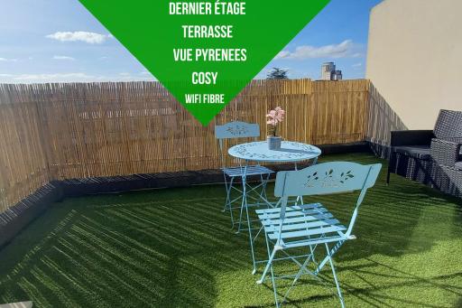 Le Belvédère Dernier étage avec terrasse WIFI FIBRE - Housity