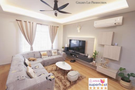6 pax Landed house Scandinavian Homestay - Housity