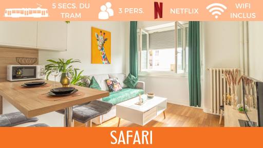 ZenBNB / Safari / 3 Personnes / 5 secondes du Tram - Housity