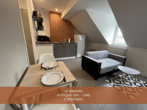 Le Mansard, atypique, gare et tramway 4min à pied - Housity