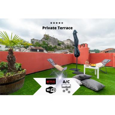 Air-conditioned flat with terrace - Private & independent - Lourdes - Housity