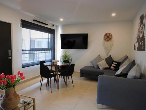 Cozy depa ideal Aeropuerto Estadio GNP -Foro Sol- - Housity