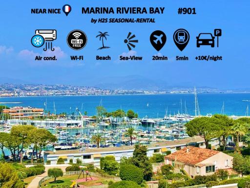 #901 MARINA RIVIERA BAY - Studio vue Mer et Port Panoramique - Housity