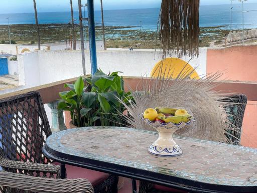 Statia 2 - Vue imprenable sur la mer depuis notre Terrasse au coeur de la cité portugaise d'El Jadida, à 5 min de la plage - Housity