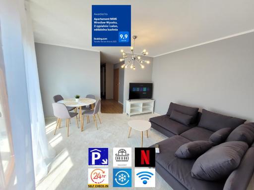 Apartament MiMi Wrocław-Wysoka, 2 sypialnie i salon, oddzielna kuchnia - Housity