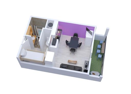 Studio NATHEN - Parking - Wifi - Balcon Sud ouest - Chamrousse 1650 - Housity