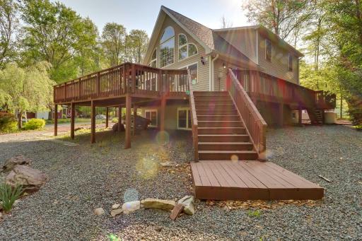 Stunning Pocono Lake Vacation Rental with Huge Deck! - Housity