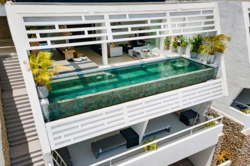 STUNNING SEA VIEW DESIGN LOFT WITH INFINITY POOL - Aqua Villa Samui Atlantis 9 - Housity