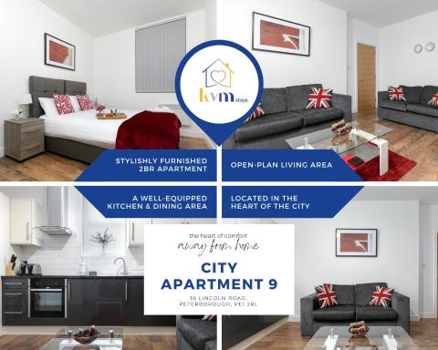 KVM - City Apartment 9 - Contractors - Town Centre by KVM Stays - Housity