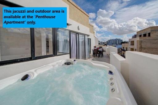 Fleur Court - Sliema 4 Bedroom Side Seaviews Apartments and Penthouse By ShortLetsMalta - Housity