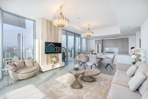 Luxurious 3BR Apartment with Panoramic Marina View - Housity