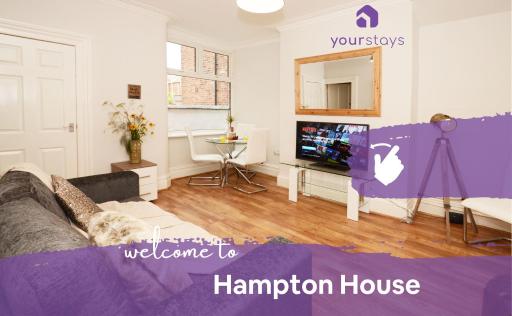 Hampton House by YourStays - 4 Bedroom House in Centre of Crewe - Housity