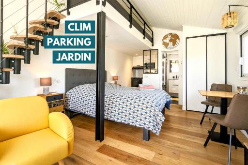 Studio indépendant, calme, avec parking privé et grand jardin, proche de Toulouse - Housity