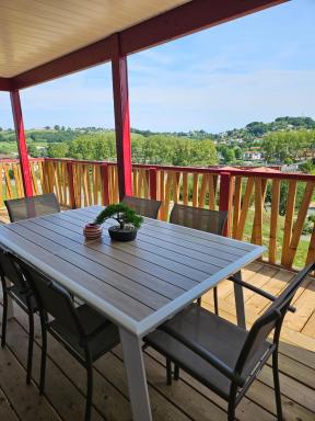 Chalet avec piscine, climatisation & vue de 2 à 6 personnes - Hasparren - Pays Basque - Chalet Ibaia - Housity