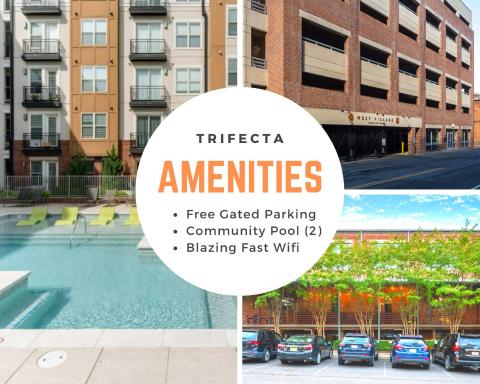 2BR Hip Downtown Apt + Apple TV + Wifi + Gym - Housity