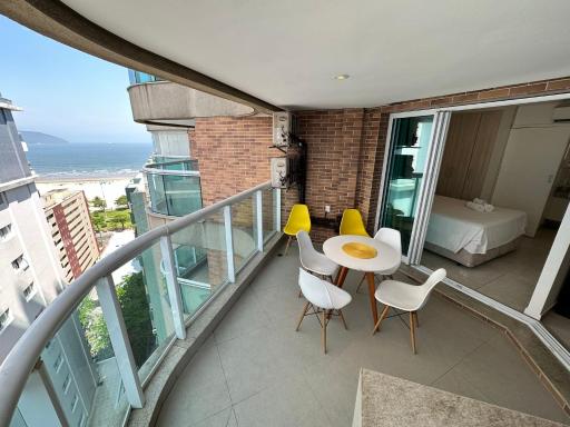 Estanconfor Santos com Vista Mar 6 AC Garagem alto 17º andar - Housity