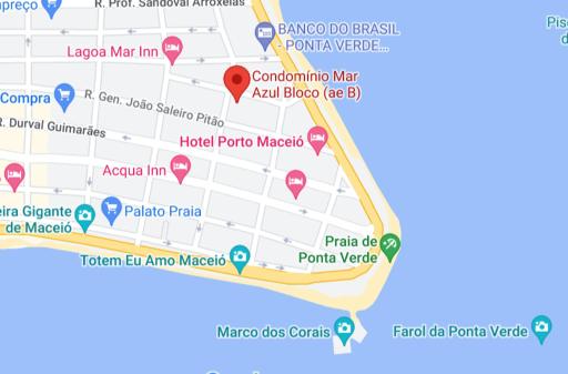 Quarto com banheiro privativo dentro de um AP na Praia da Ponta Verde - Housity