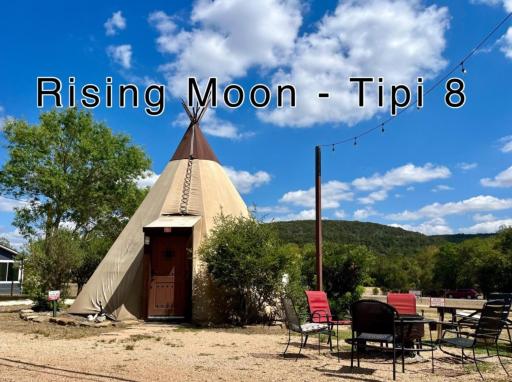 Rising Moon 8 - Tipis on Guadalupe River - Housity