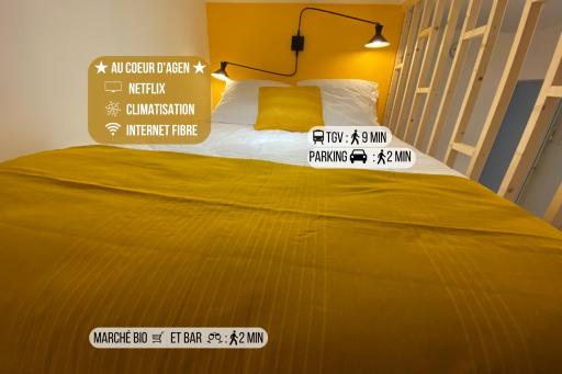 L'Atypique - Au Coeur d'Agen - Self Checkin - Wifi - Netflix - Smart TV - Luqs fr - Housity