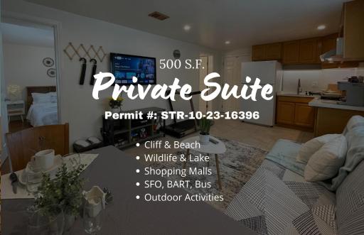 9AM Check-in Coastal Getaway - Luxe Suite near Cliff, Lake & Local Shops - Housity