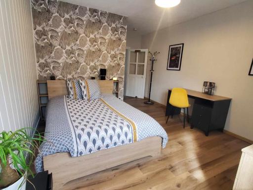 Studio bleu tout équipé avec wifi - Housity