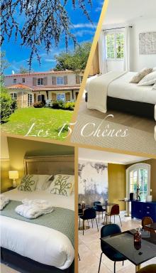 LES 15 CHENES Chambres d hôtes, parc arboré de 5000 m2 à 20KM du PUYDUFOU Une suite familiale et 3 chambres doubles - Housity