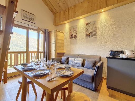 Appartement fonctionnel proche pistes, balcon, vue magnifique - FR-1-688-39 - Housity