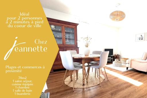 Chez Jeannette, appartement entre centre et plages - Hizvo