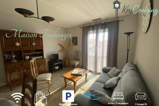 Maison Toulouges Climatisée - Proche Perpignan - Housity