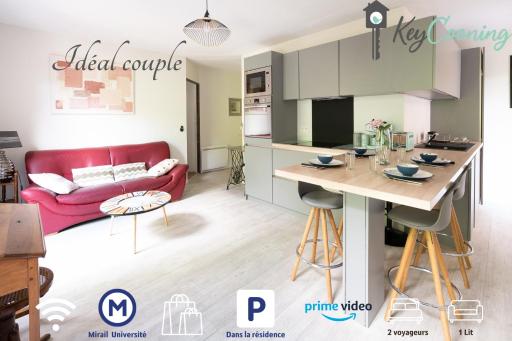 Idéal couple Jacuzzi et jolie cour intérieure - Housity