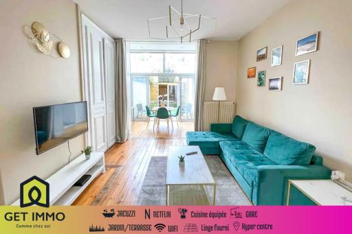 SPA - 4 Pers - NETFLIX - Gare - Parking - Housity