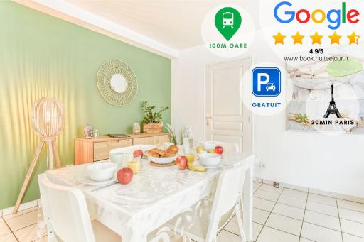 Appart'Hotel Versailles Saint Cyr l'Ecole - Gare SNCF à 100m et parking privé - Housity