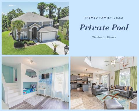 Themed Villa, 12 Min to Disney, Resort Access - Housity
