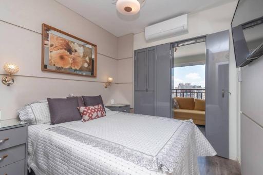 Flat surpreendente 4 pessoas em condomínio moderno 02 suites climatizados - Housity