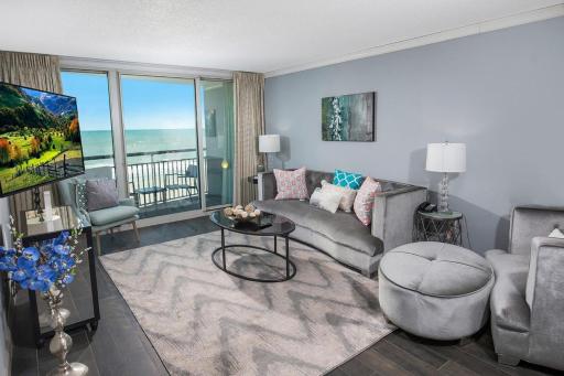 Myrtle Beach Getaway 3BR Condo with Panoramic Ocean Views - Housity