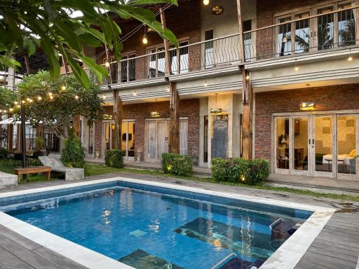Beach Balitri - hidden gem 9BR service villa hall pool sauna - Housity