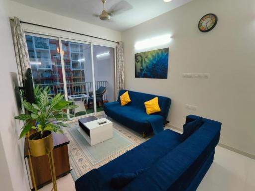2 BHK Pool view, Resort Homes, 10 mins from Dabolim Airport by Zennova Stays - Housity