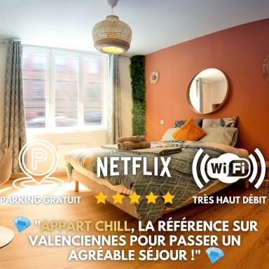 Appart Chill & Free - Proche Centre Valenciennes - Parking Gratuit - Housity