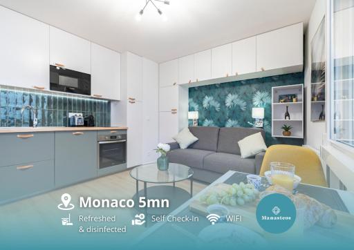 Frontière de Monaco - Studio rénové - AE - Housity