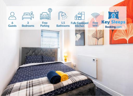 NEW - Stylish Contractor House - Garden - Free Parking - Housity