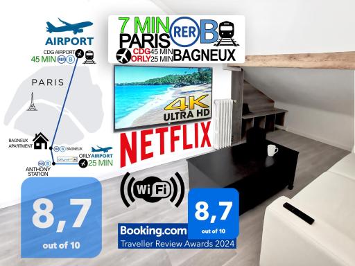Bagneux Paris Confort Netflix RER B - Housity
