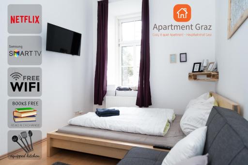 Cozy & quiet Apartment close to Hauptbahnhof Graz - Housity